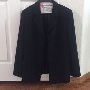 Black suit jacket